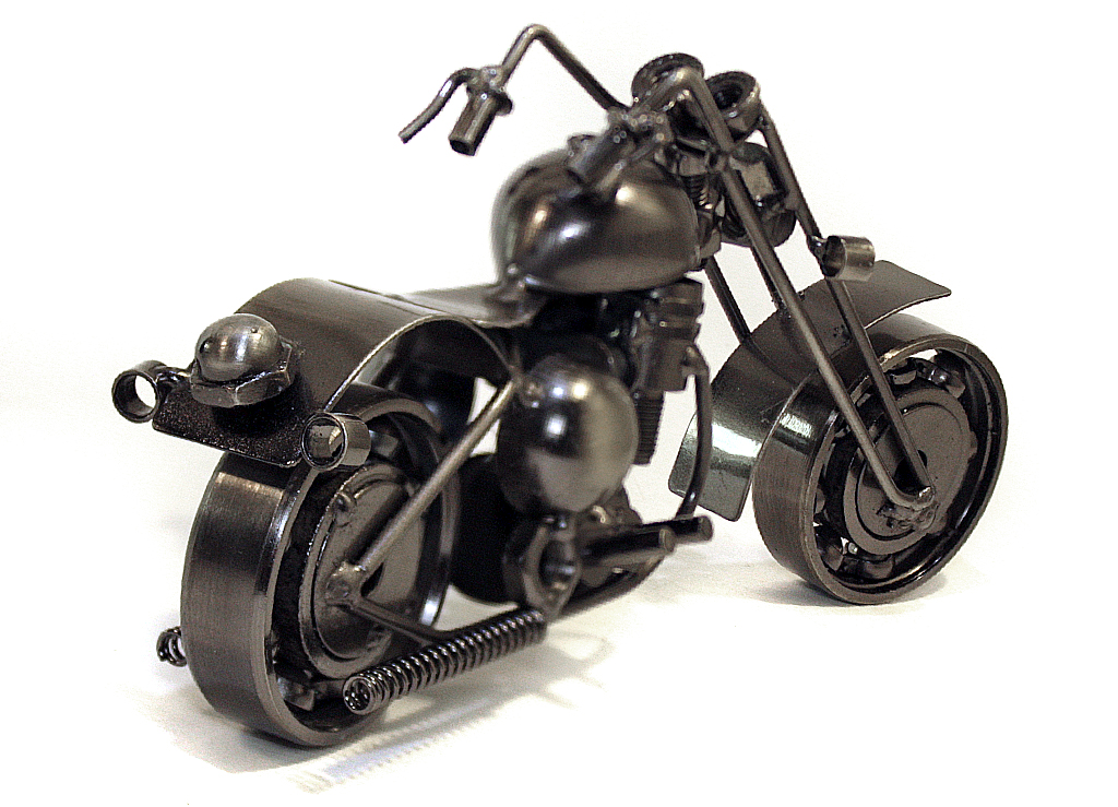 Сувенирная модель Мотоцикл ручной работы МРС028 - фото 4 - rockbunker.ru