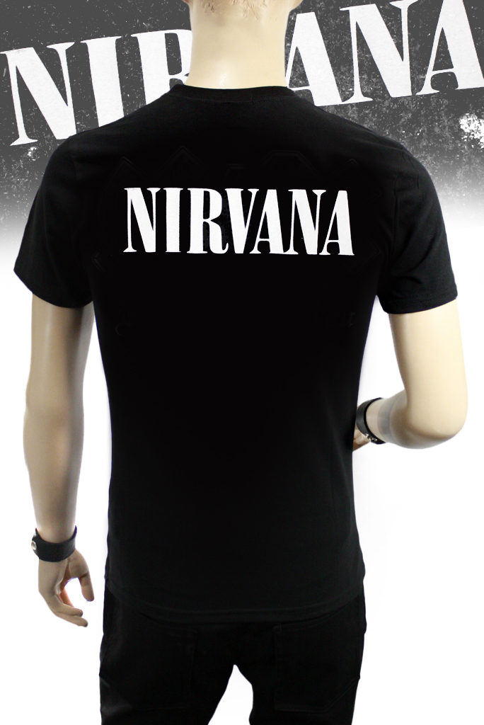 Футболка RockMerch Nirvana - фото 2 - rockbunker.ru