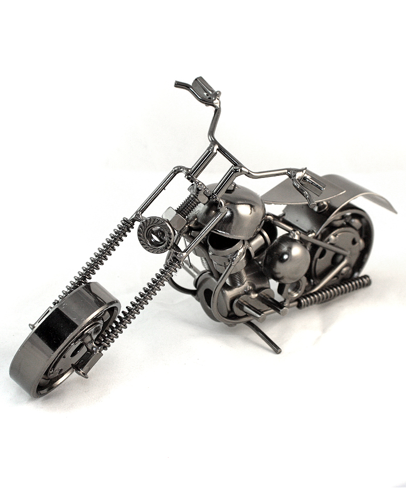 Сувенирная модель Мотоцикл ручной работы МРС036 - фото 2 - rockbunker.ru
