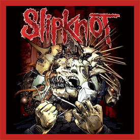 Кожаная нашивка Slipknot - фото 1 - rockbunker.ru