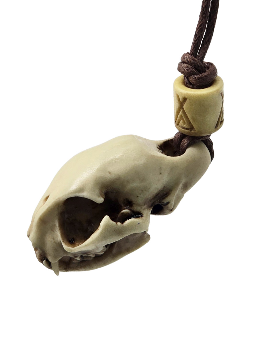 Кулон Череп Кошки - фото 2 - rockbunker.ru