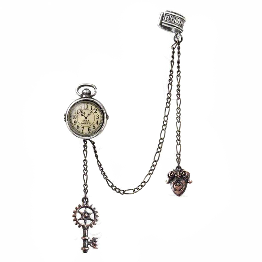 Серьга Alchemy Gothic E349 Uncle Alberts Timepiece - фото 1 - rockbunker.ru