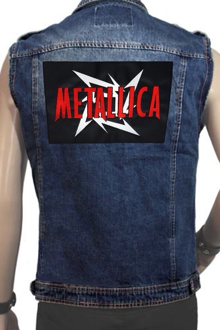 Нашивка с вышивкой Metallica - фото 2 - rockbunker.ru