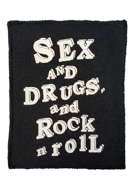Нашивка Sex Drugs and Rock n Roll - фото 1 - rockbunker.ru