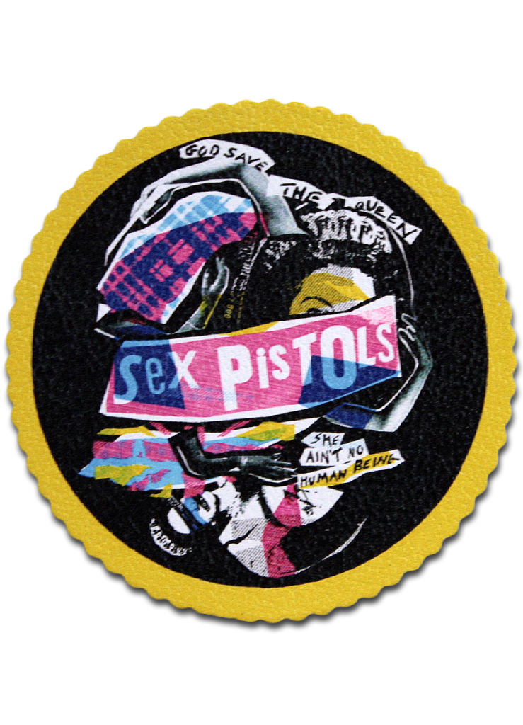 Кожаная нашивка Sex Pistols - фото 1 - rockbunker.ru