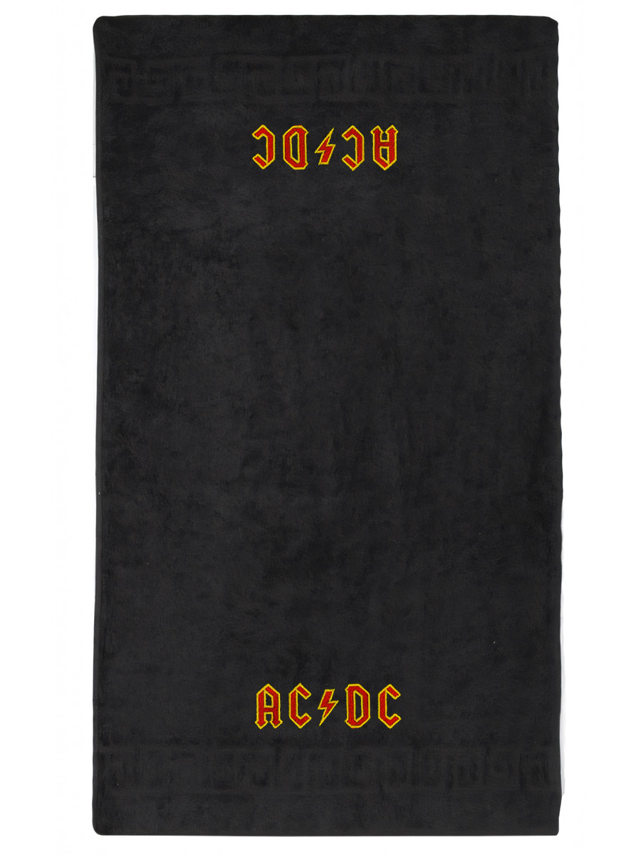 Полотенце Rock Merch AC/DС - фото 1 - rockbunker.ru