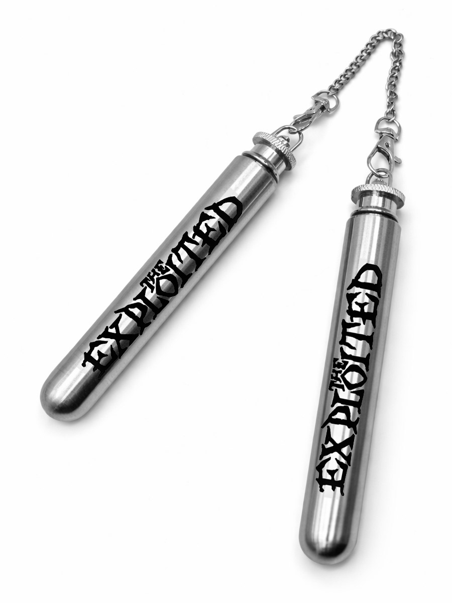 Фляги-нунчаки с гравировкой Exploited - фото 1 - rockbunker.ru