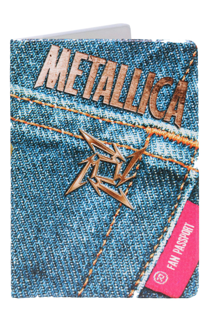 Обложка на паспорт RockMerch Metallica - фото 1 - rockbunker.ru