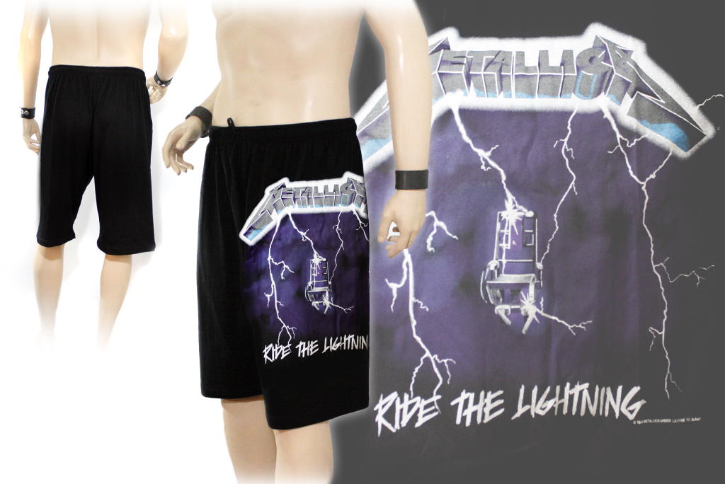 Шорты Metallica Ride Lightning - фото 2 - rockbunker.ru