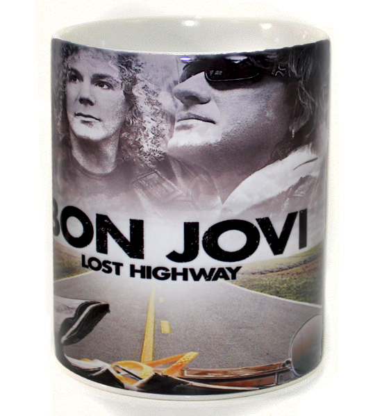Кружка Bon Jovi Lost Highway - фото 1 - rockbunker.ru