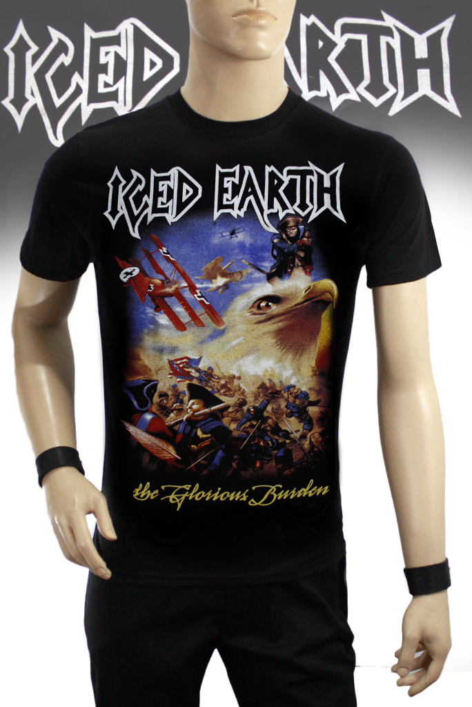 Футболка Hot Rock Iced Earth The Glorious Burden - фото 1 - rockbunker.ru