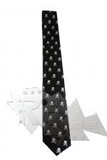 Галстук Черепа - фото 2 - rockbunker.ru