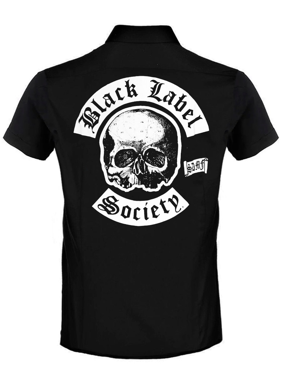 Рубашка Black Label Society с коротким рукавом - фото 2 - rockbunker.ru