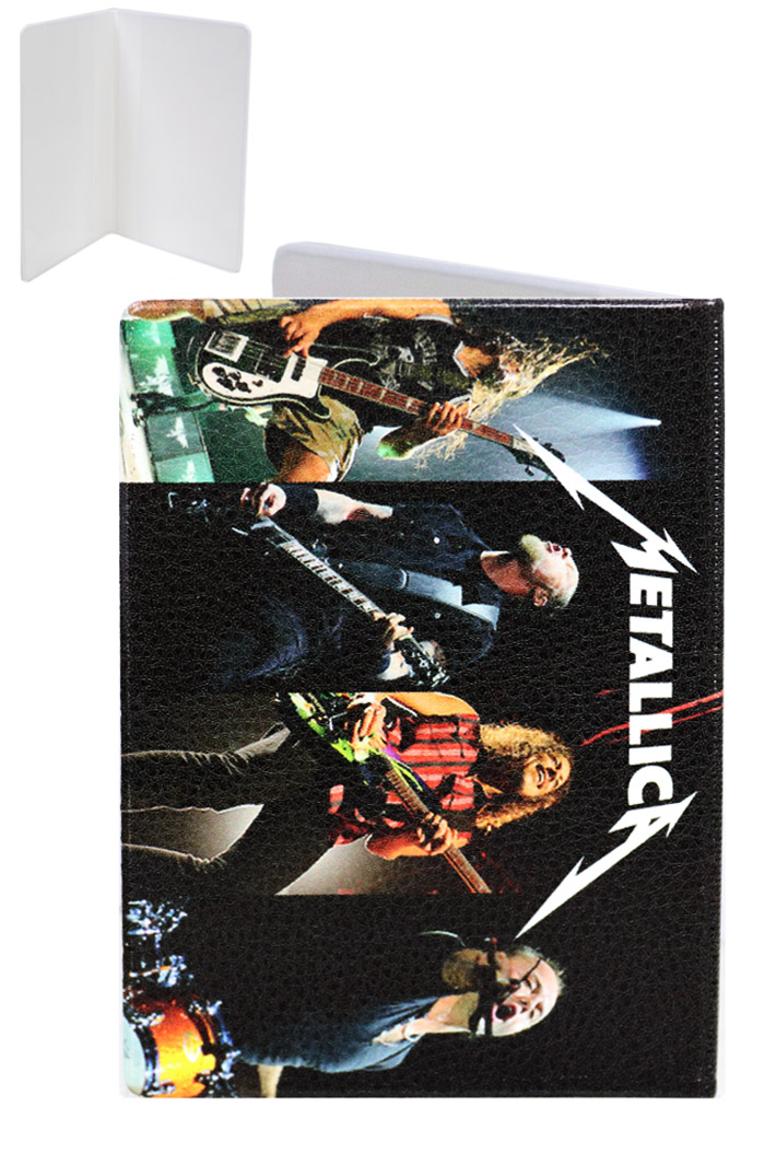 Обложка на паспорт RockMerch Metallica - фото 2 - rockbunker.ru