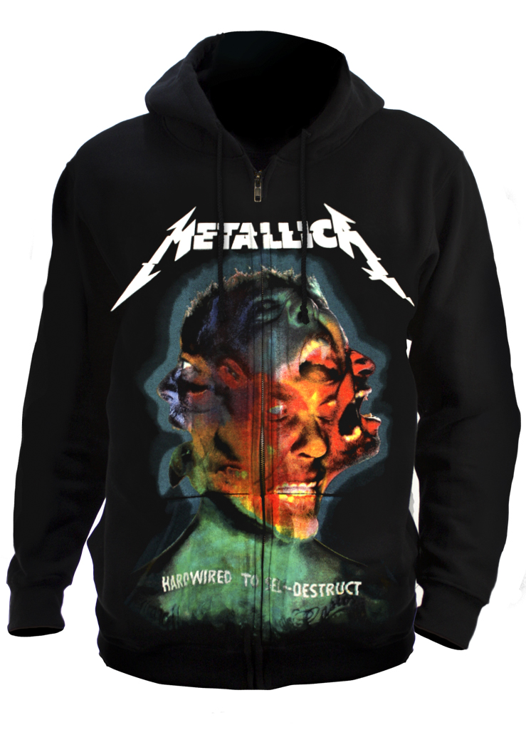 Толстовка Metallica Hardwired To Self-Destruct - фото 1 - rockbunker.ru
