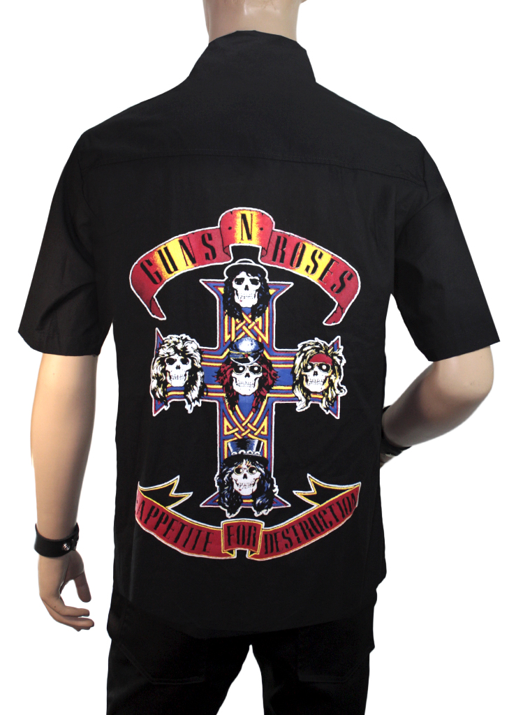 Рубашка с коротким рукавом Guns n Roses Appetite For Destruction - фото 2 - rockbunker.ru