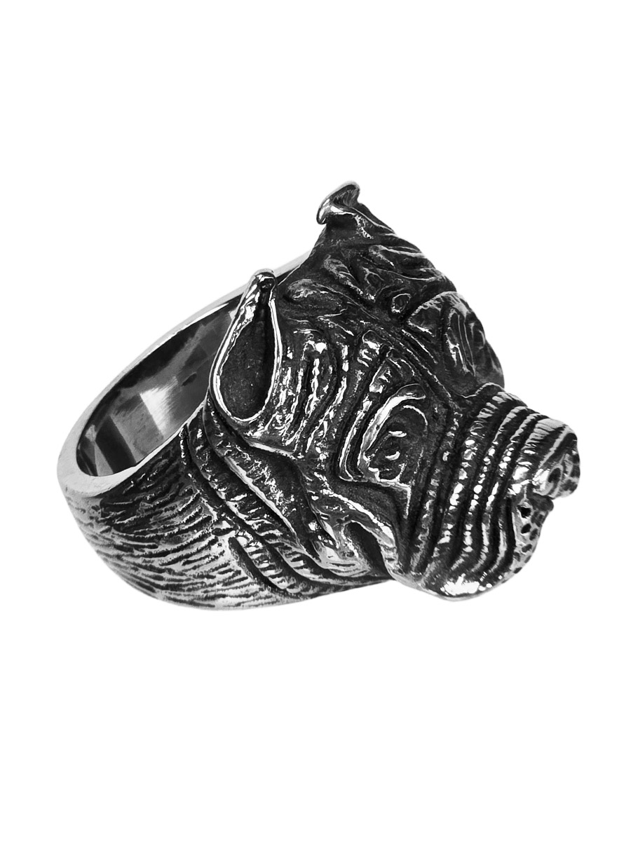 Кольцо Бульдог - фото 1 - rockbunker.ru