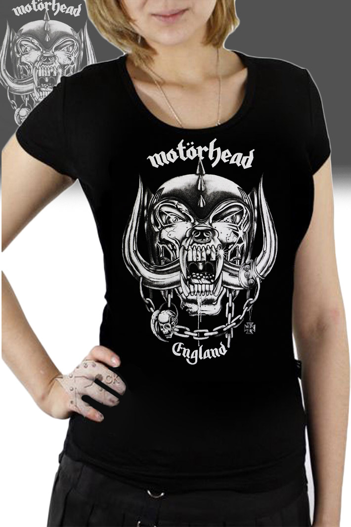 Футболка Rock Merch женская Motorhead - фото 1 - rockbunker.ru