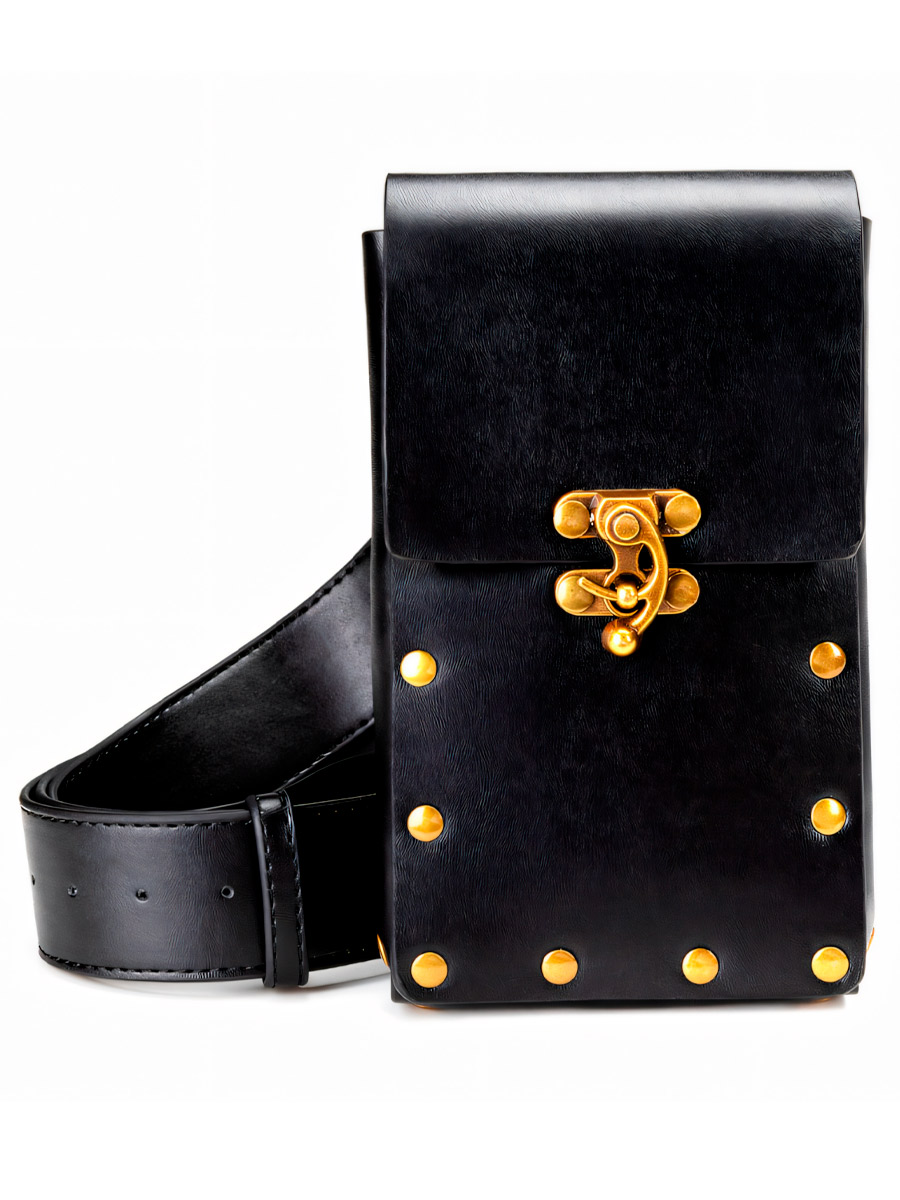 Подсумок Стимпанк Черный - фото 1 - rockbunker.ru