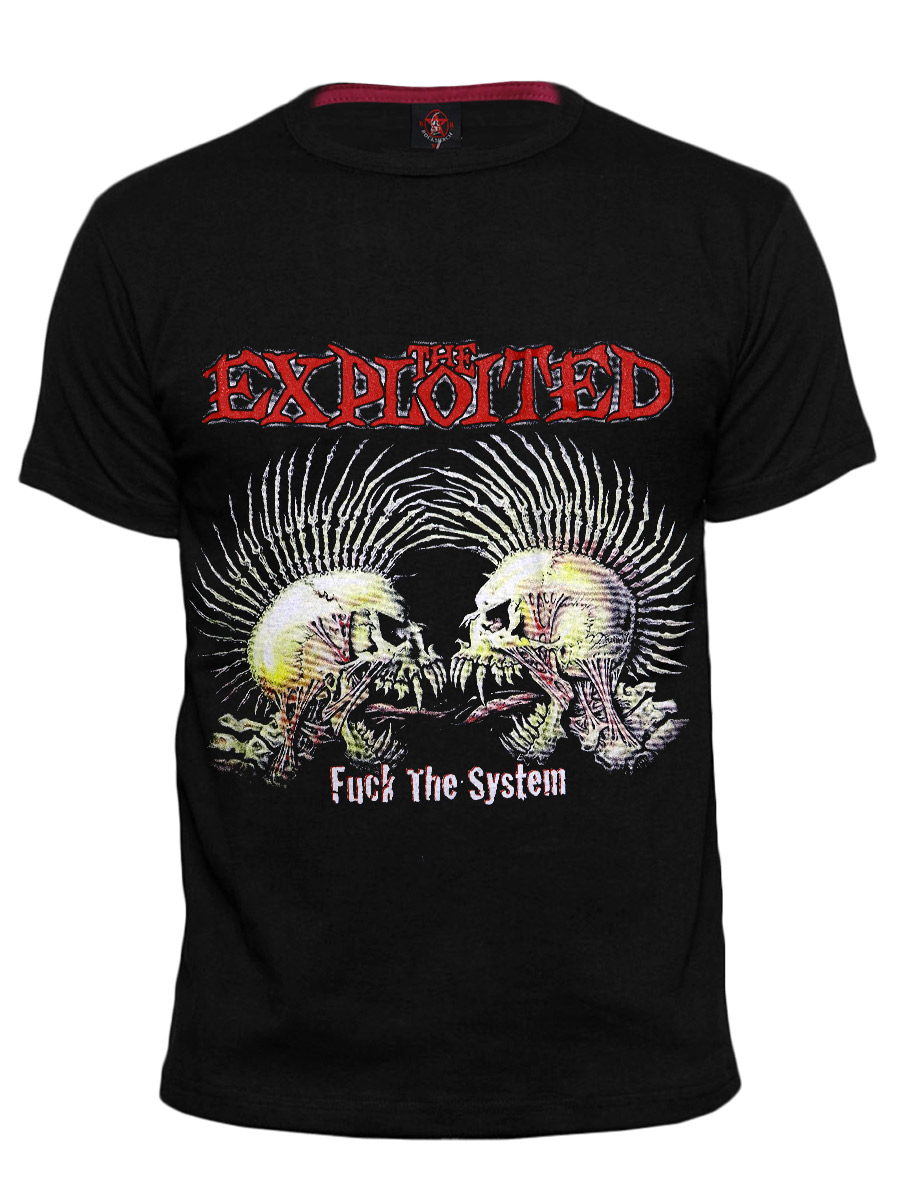 Футболка RockMerch The Exploited Fuck The System - фото 1 - rockbunker.ru