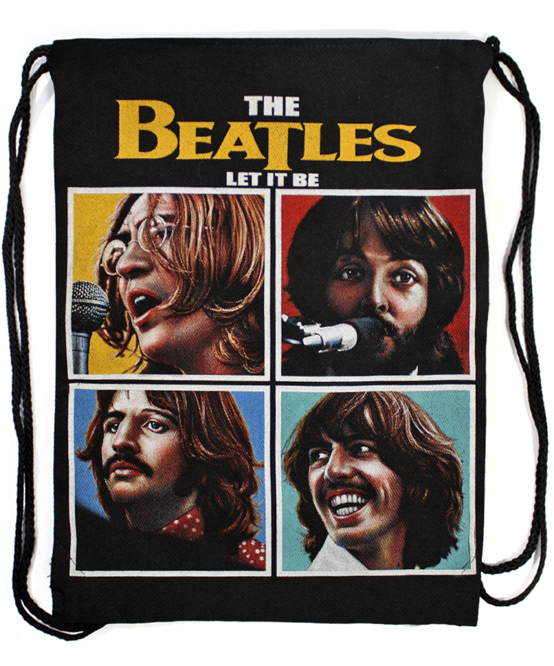 Мешок заплечный The Beatles - фото 1 - rockbunker.ru