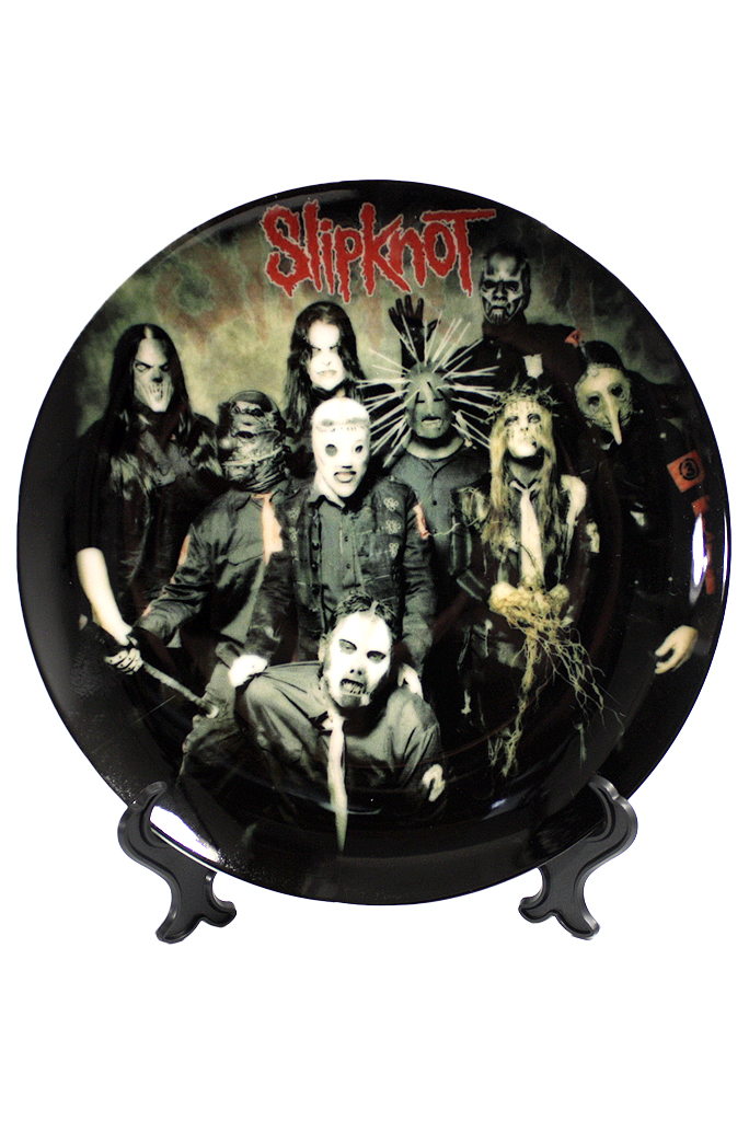 Тарелка Slipknot - фото 1 - rockbunker.ru