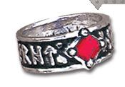 Кольцо Alchemy Gothic R35 Holy Blood Runeband - фото 1 - rockbunker.ru