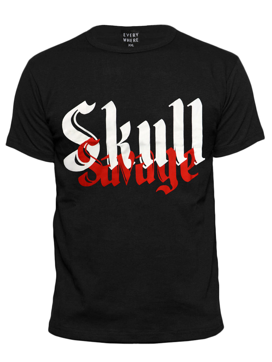 Футболка International EveryWhere Skull Savage - фото 1 - rockbunker.ru