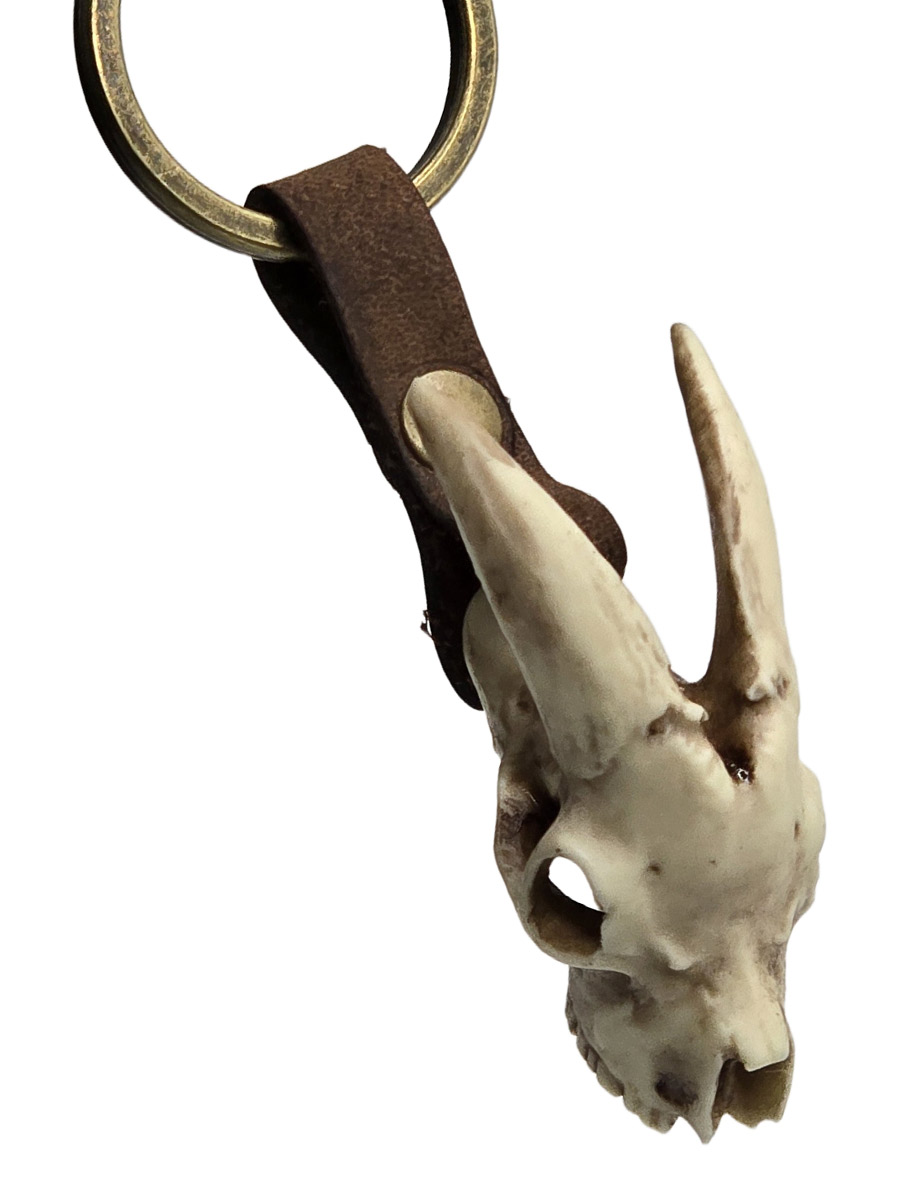 Брелок Череп Козла - фото 1 - rockbunker.ru