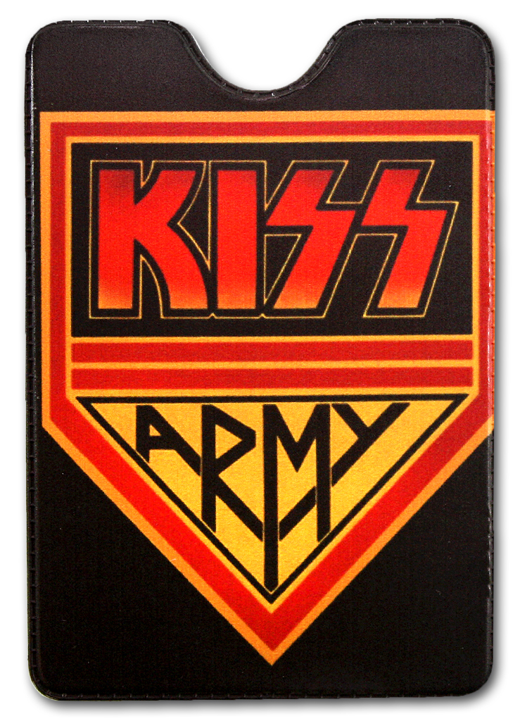 Обложка для проездного RockMerch Kiss Army - фото 1 - rockbunker.ru