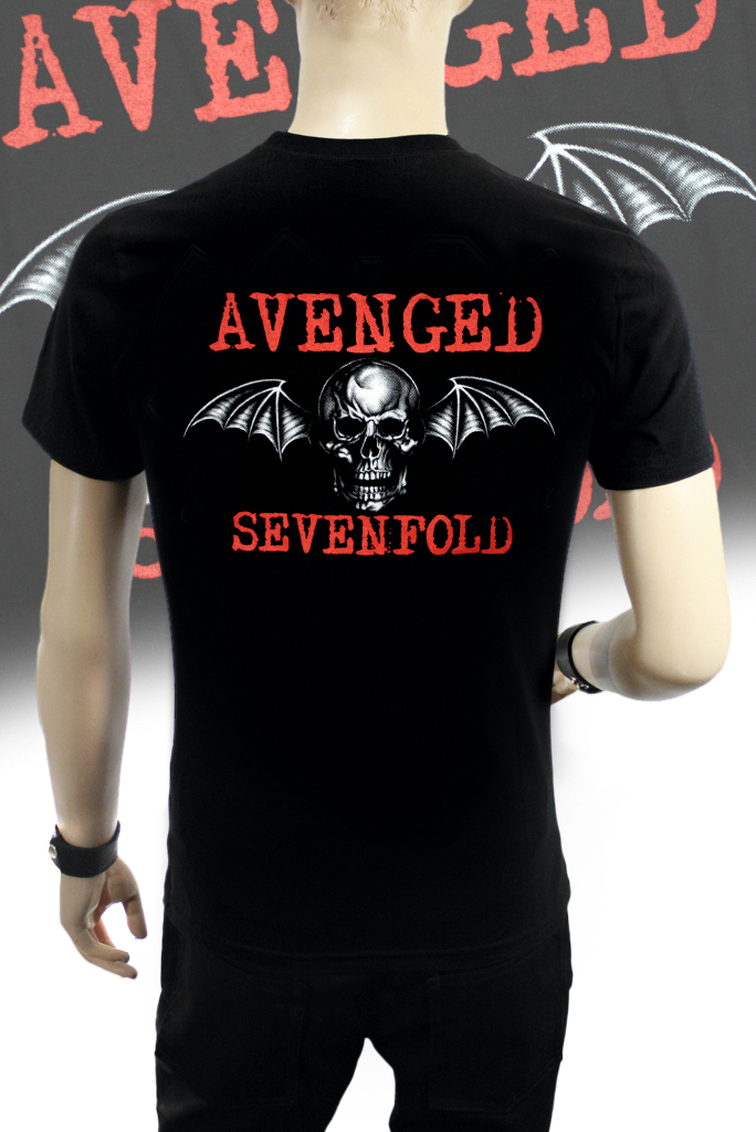 Футболка Hot Rock Avenged Sevenfold World Tour 2015 - фото 2 - rockbunker.ru