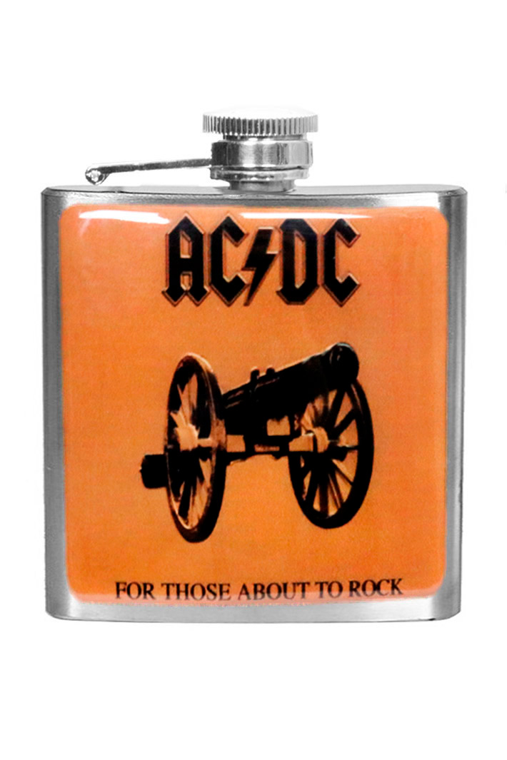 Фляга RockMerch AC/DC For Those About to Rock - фото 1 - rockbunker.ru