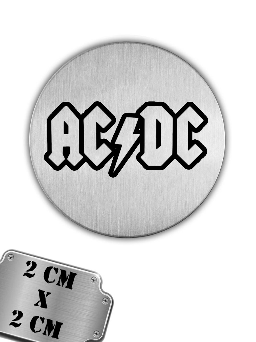 Значок-пин AC DC - фото 1 - rockbunker.ru
