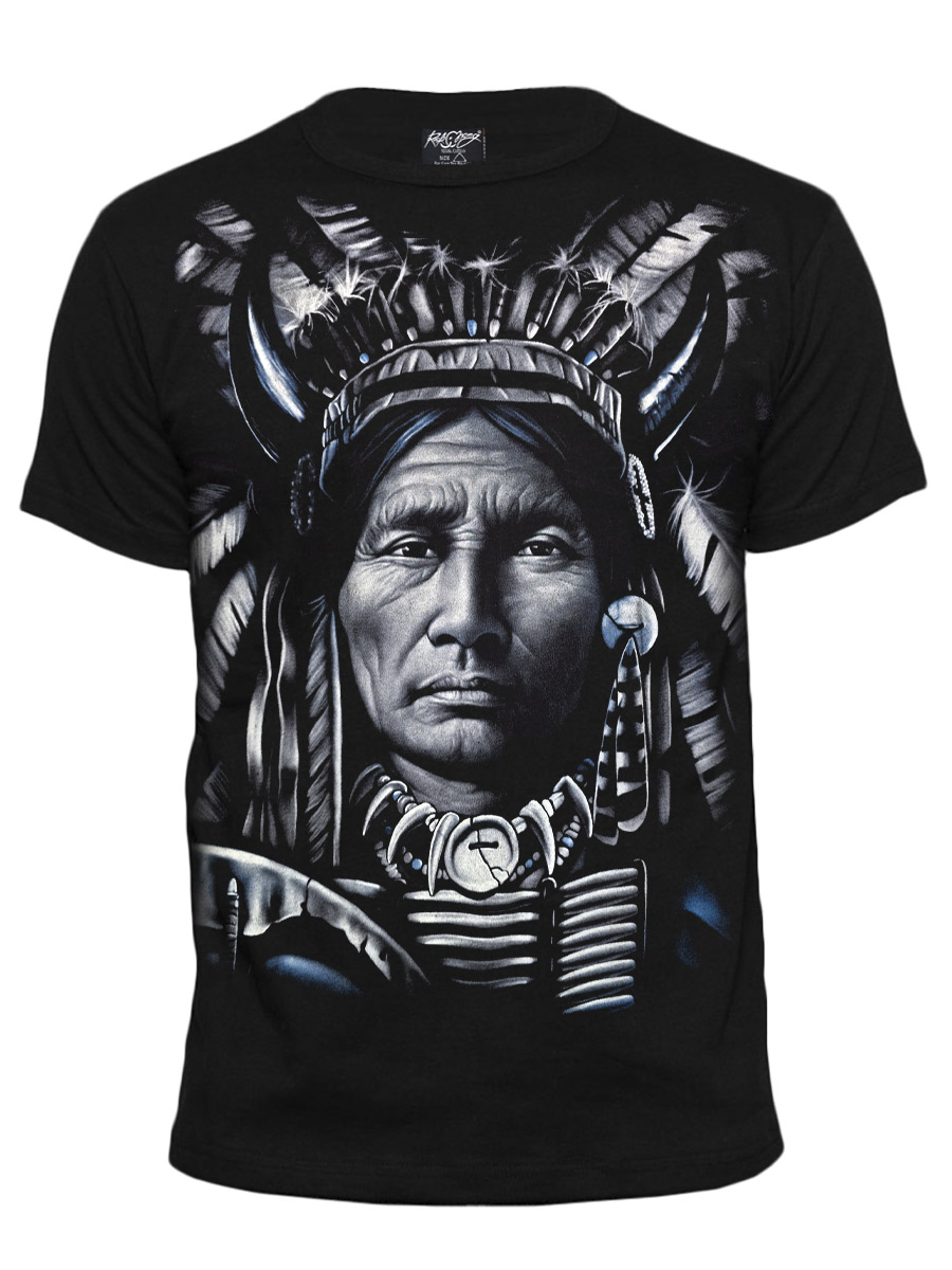 Футболка Rock Chang Индеец - фото 1 - rockbunker.ru
