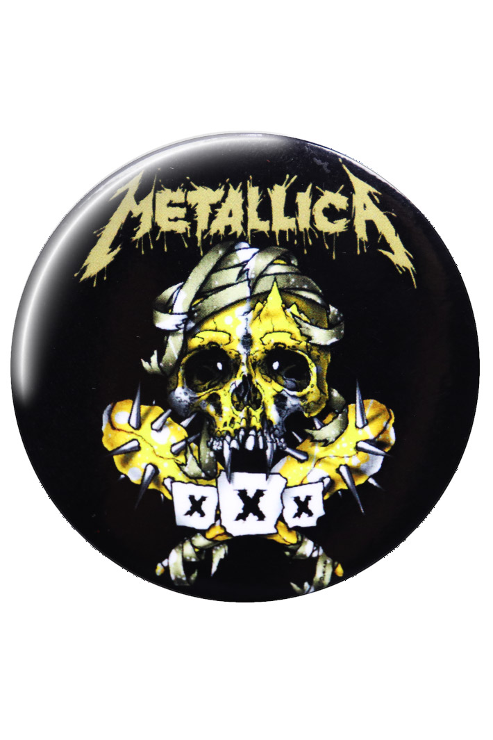 Значок RockMerch Metallica - фото 1 - rockbunker.ru