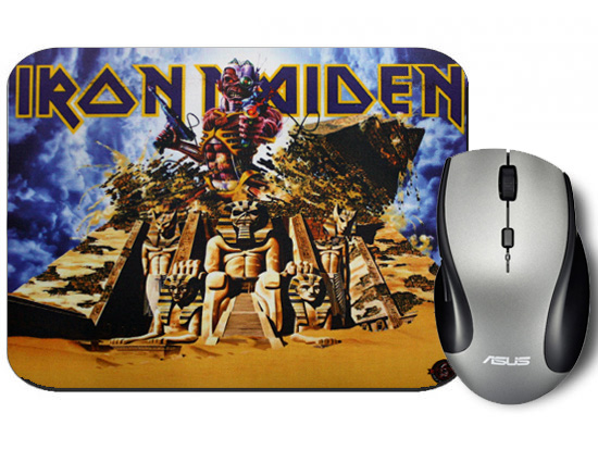 Коврик для мыши RockMerch Iron Maiden Powerslave - фото 1 - rockbunker.ru