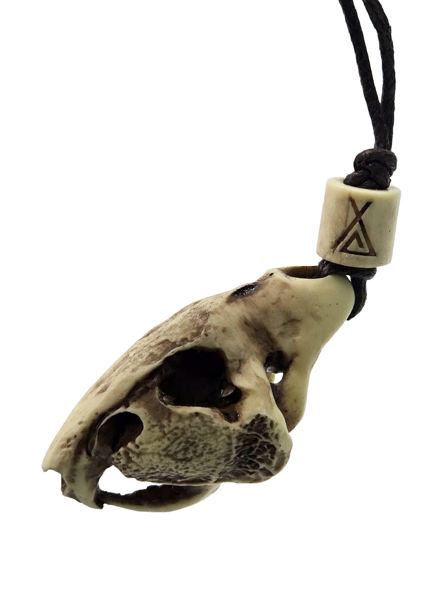 Кулон Череп Паки - фото 2 - rockbunker.ru