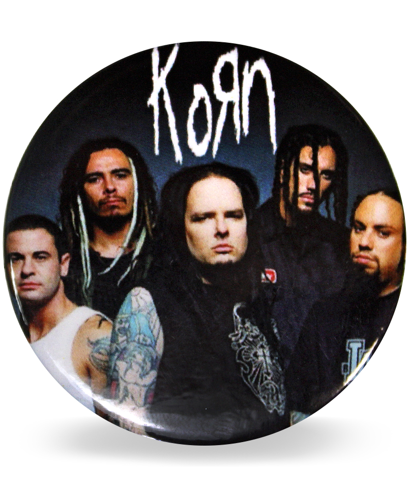Значок RockMerch Korn - фото 1 - rockbunker.ru
