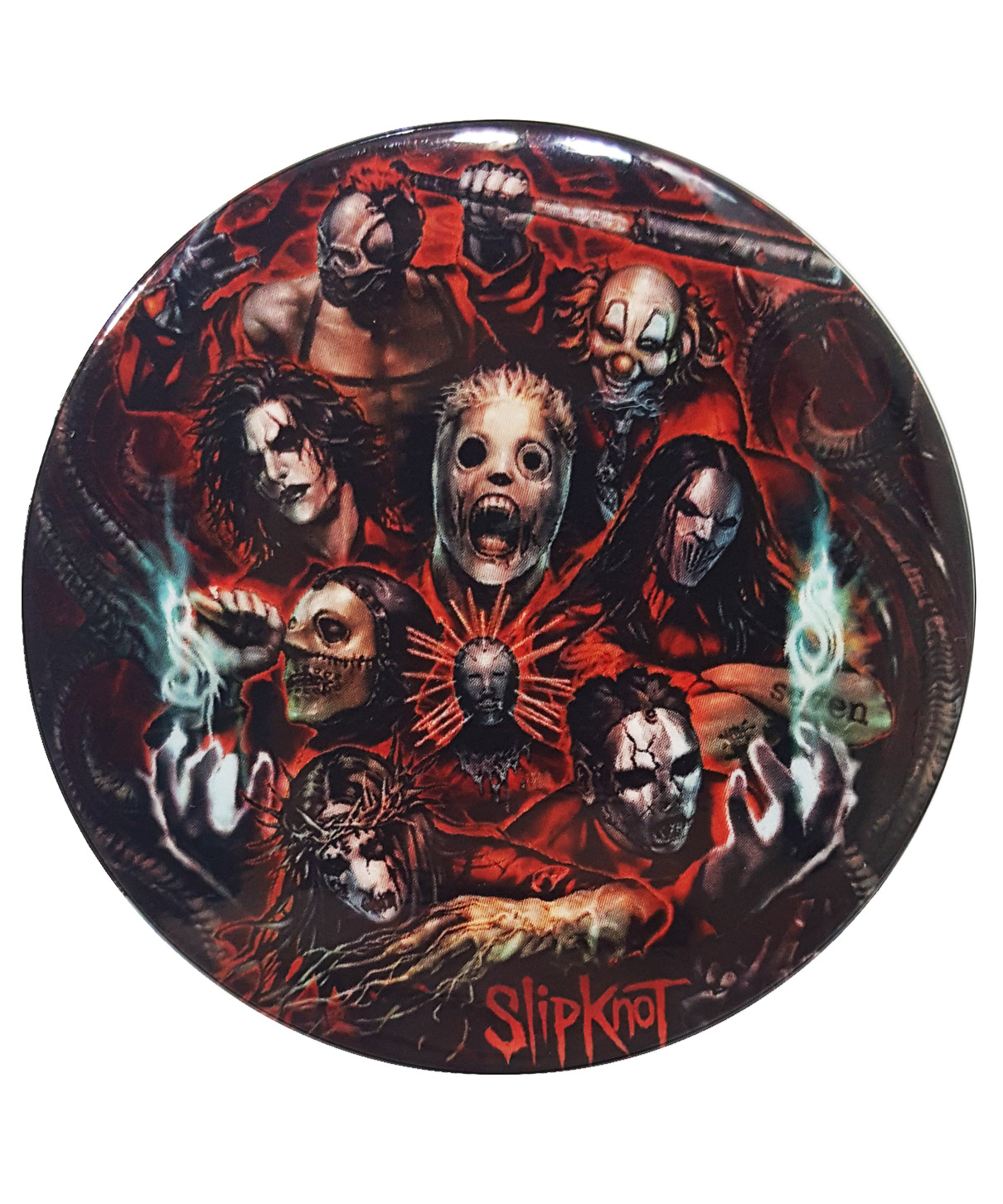 Значок RockMerch Slipknot - фото 1 - rockbunker.ru