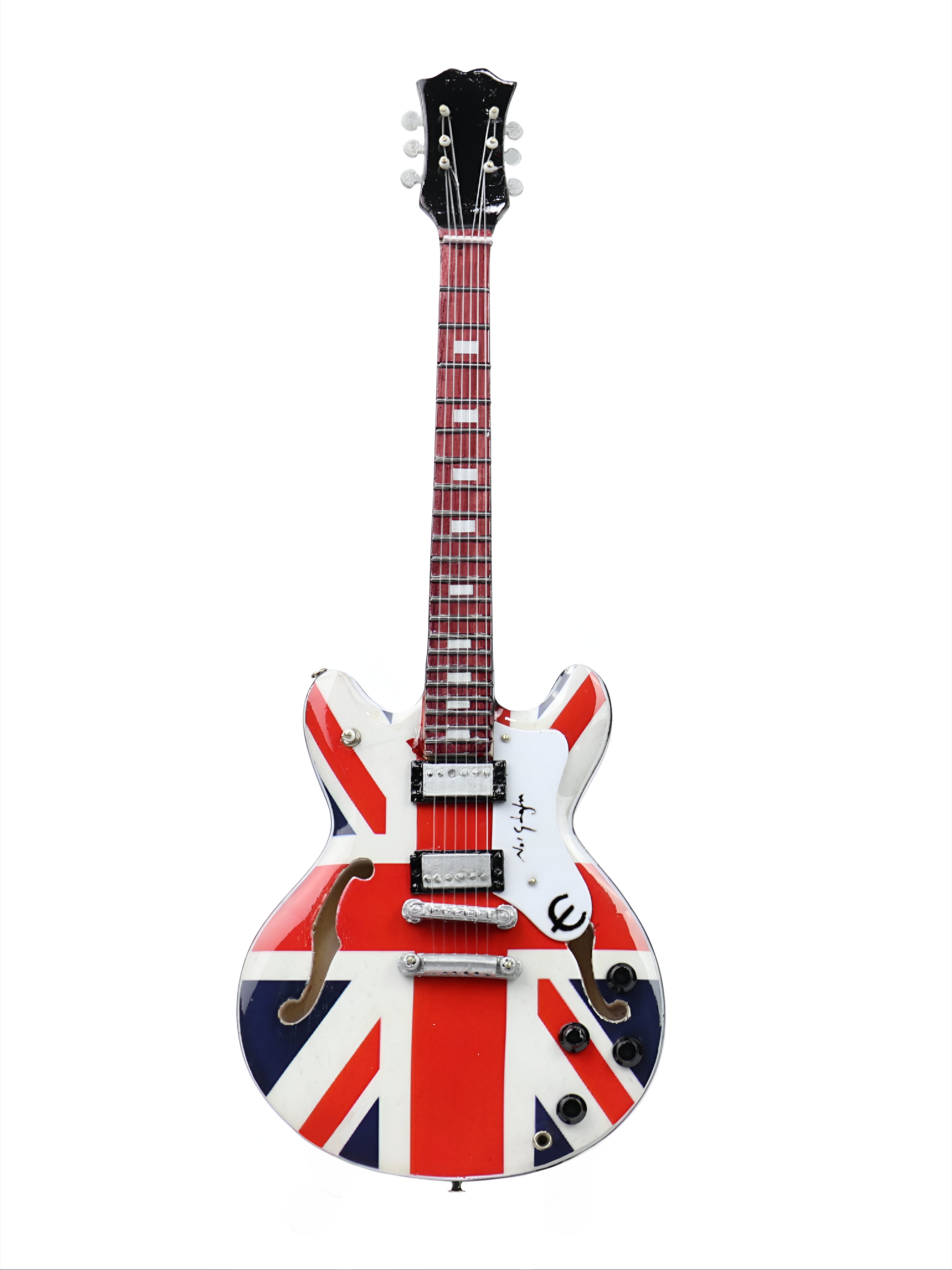 Сувенирная копия гитары в кейсе Oasis 2 - фото 2 - rockbunker.ru