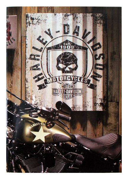 Тетрадь RockMerch Harley-Davidson motorcycles - фото 1 - rockbunker.ru