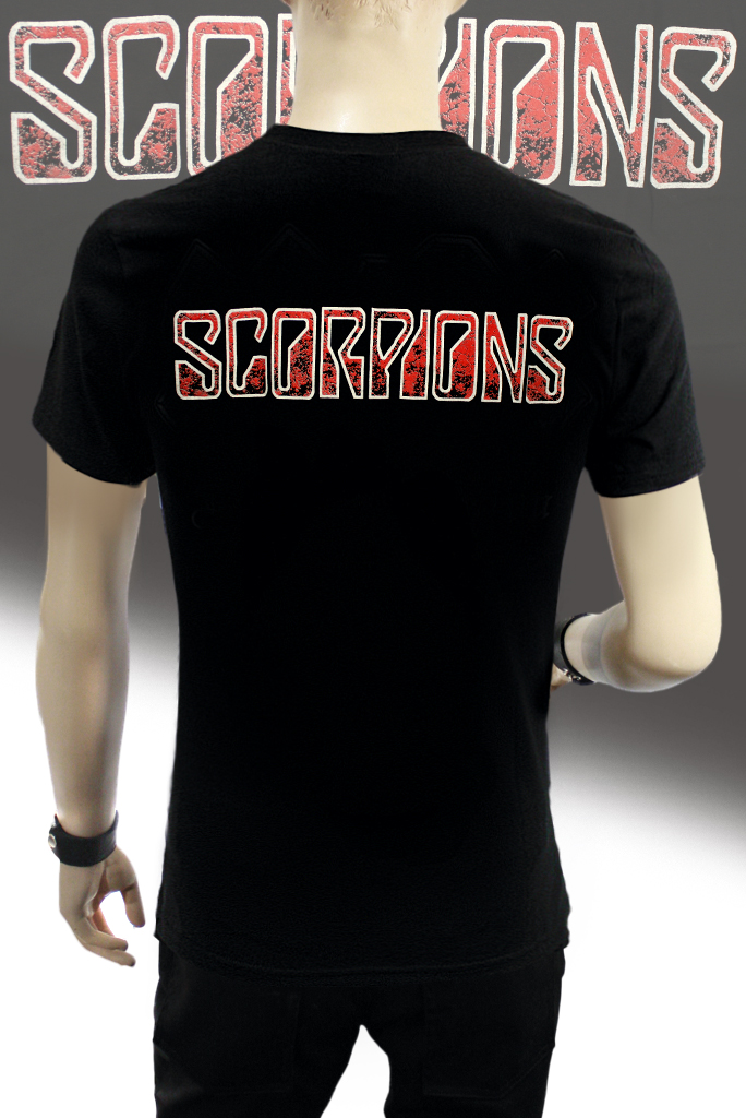 Футболка Scorpions - фото 2 - rockbunker.ru
