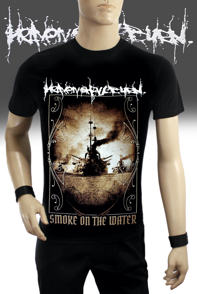 Футболка Hot Rock Heaven Shall Burn Smoke On The Water - фото 1 - rockbunker.ru