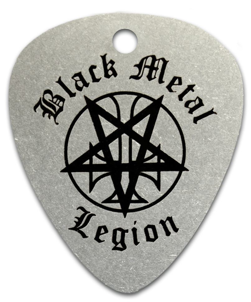 Кулон медиатор Black Metal Legion - фото 1 - rockbunker.ru