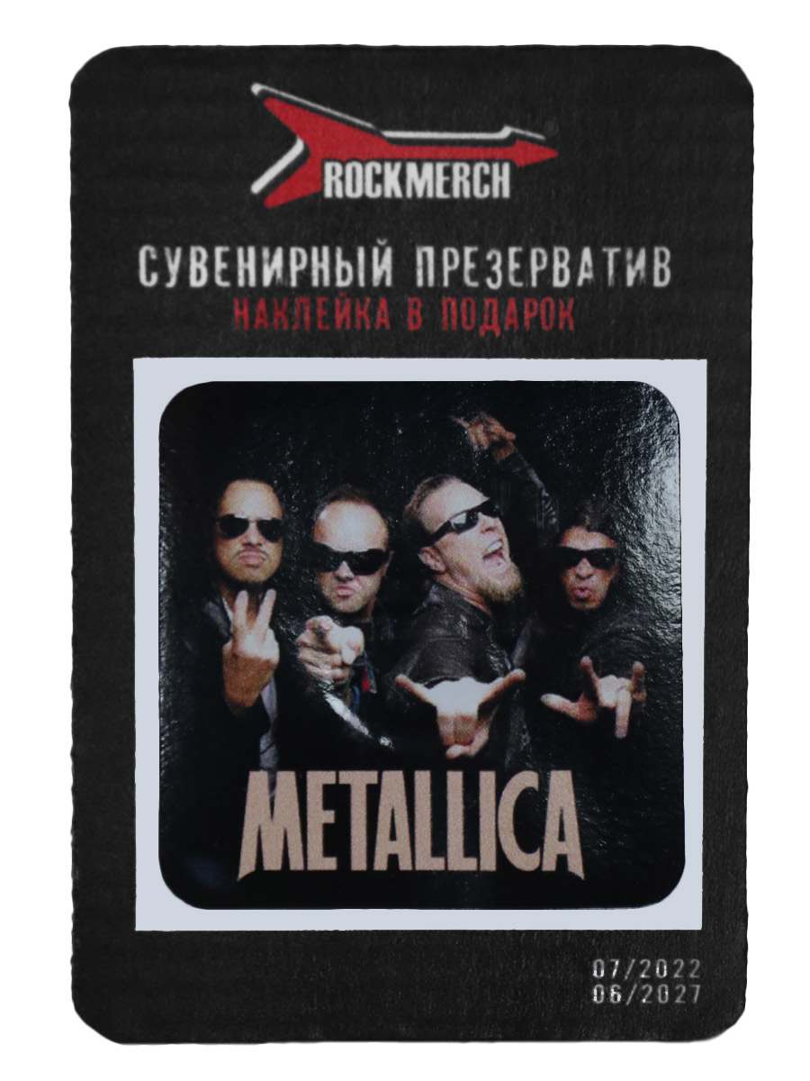 Презерватив RockMerch Metallica - фото 2 - rockbunker.ru