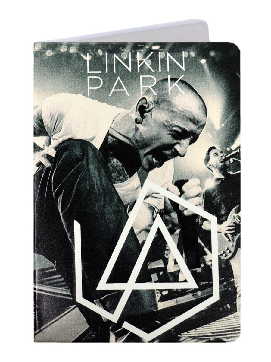 Обложка на паспорт RockMerch Linkin Park - фото 1 - rockbunker.ru