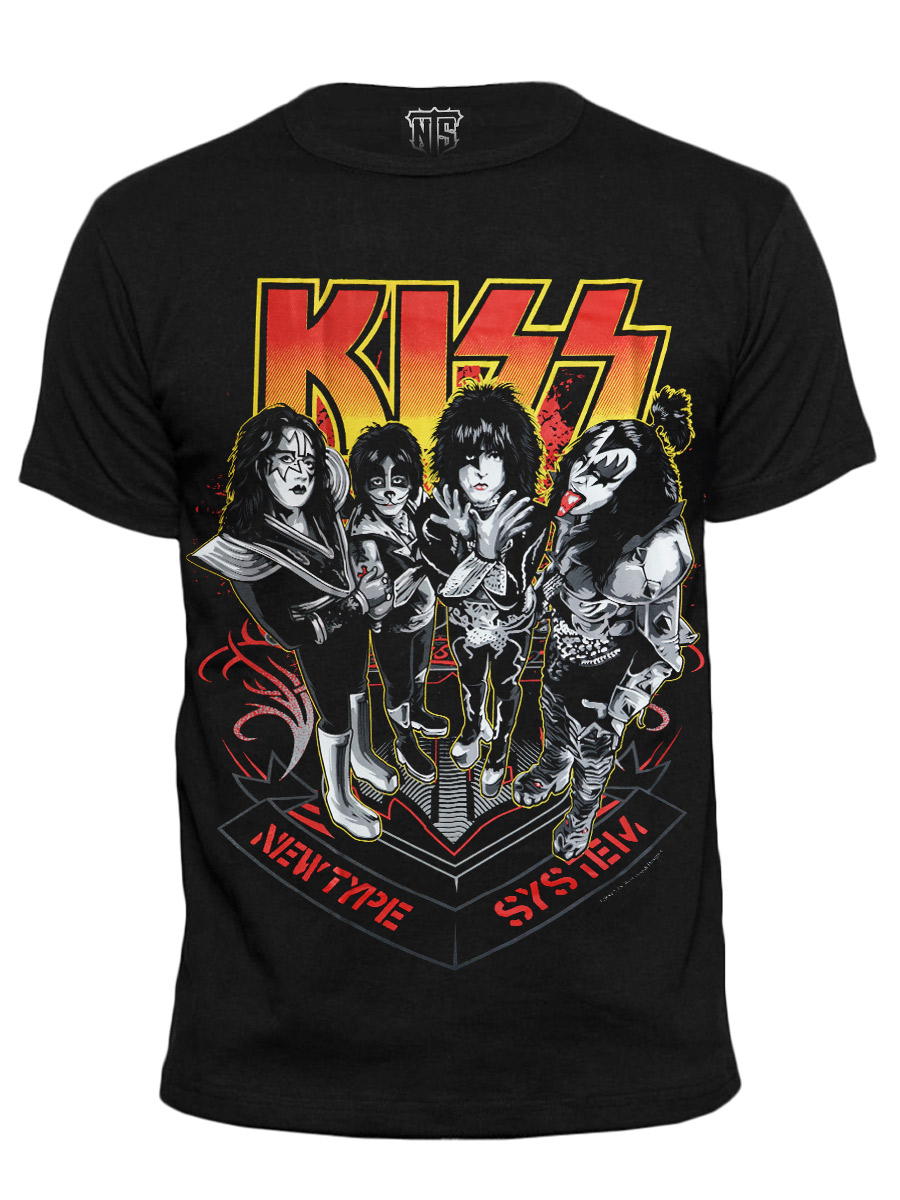 Футболка New Type System Kiss - фото 1 - rockbunker.ru