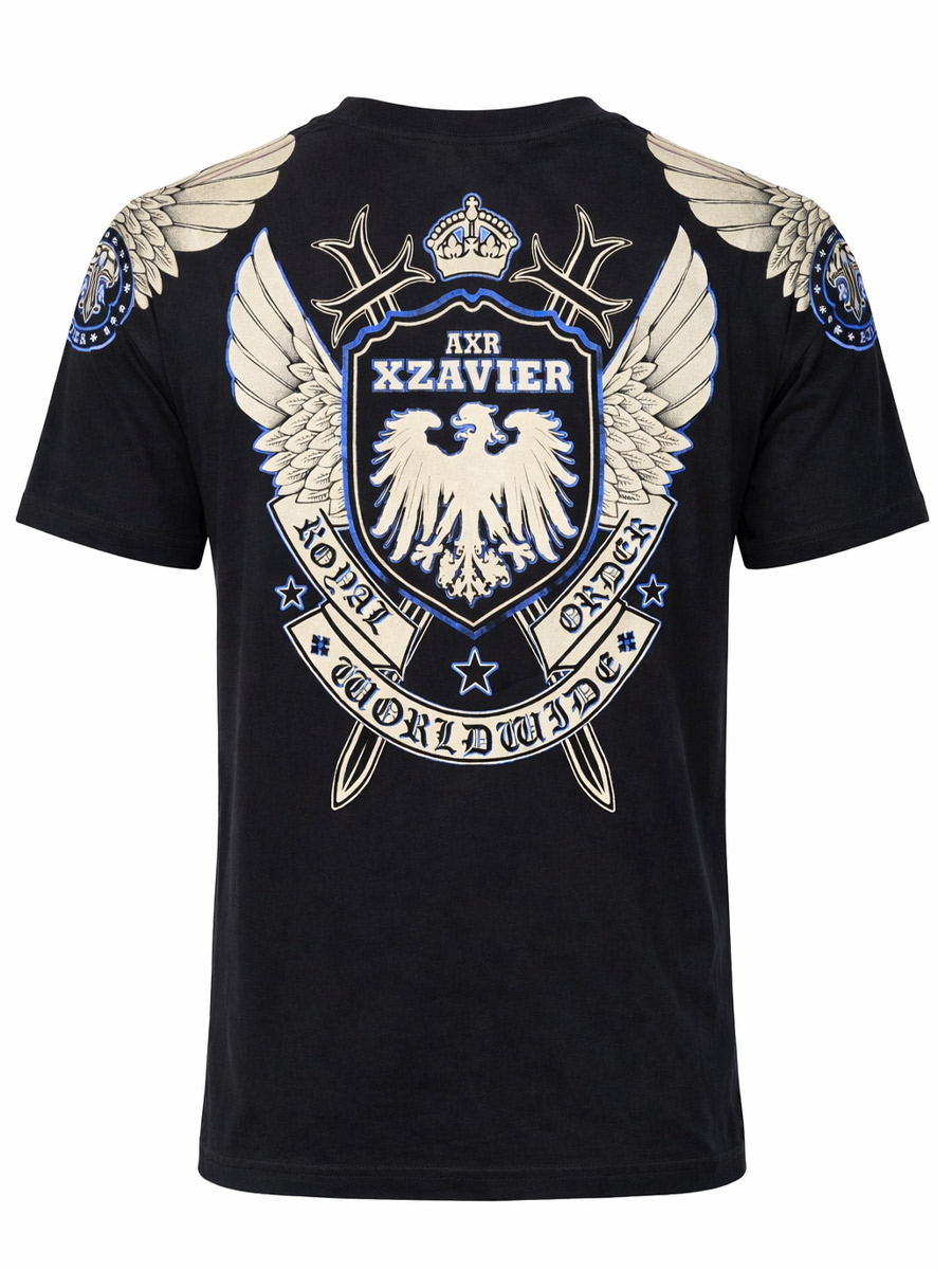 Футболка Xzavier Skull Cluster - фото 2 - rockbunker.ru