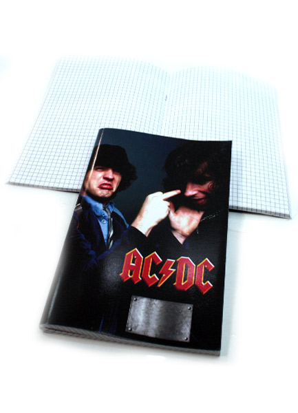 Тетрадь RockMerch AC DC - фото 2 - rockbunker.ru