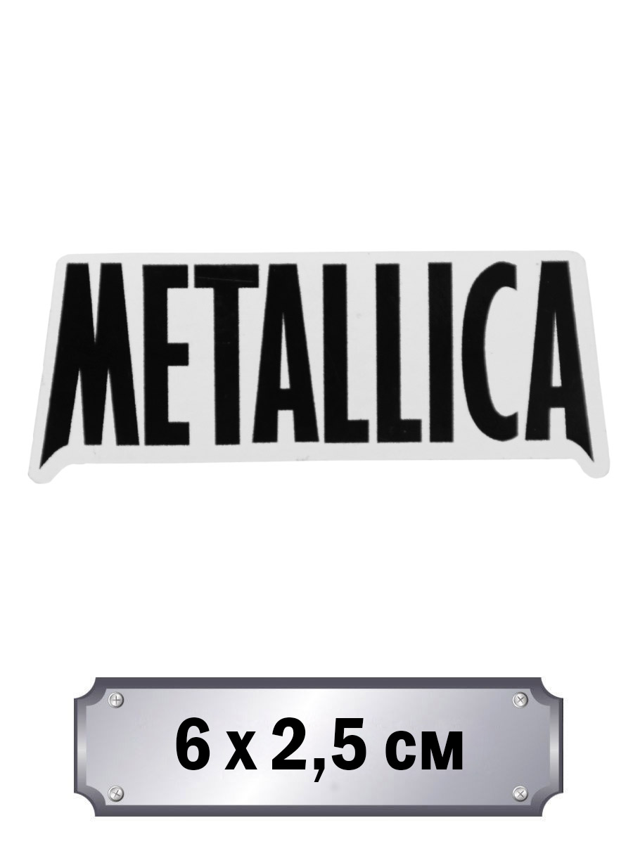 Наклейка-стикер RockMerch Metallica - фото 1 - rockbunker.ru